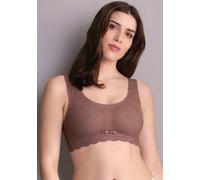 Bralette ANITA SINCE 1886 "Essential Lace", Damen, Gr. XXL, N-Gr, lila (berry), Stoff, Obermaterial: 61% Polyamid, 39% Elasthan, Mesh, gemustert, unifarben, bequem, BHs Bralette, mit Spitze, herausneh
