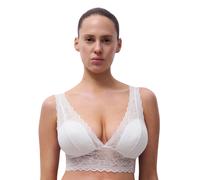 Bralette-BH CHANTELLE "FLORAL TOUCH", Damen, Gr. S, N-Gr, milk, Obermaterial: 100% Polyester, BHs, vollständig aus Spitze (67156756-S) milk