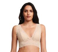 Bralette-BH CHANTELLE "FLORAL TOUCH", Damen, Gr. XL, N-Gr, golden beige, Obermaterial: 100% Polyester, BHs, vollständig aus Spitze (60420342-XL) golden beige