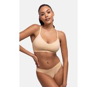 Bralette-BH DORINA "REVIVE-2PP", Damen, Gr. S, N-Gr, beige, Obermaterial: 90% Polyamid, 10% Elasthan, unifarben, BHs, verstellbare Träger, bequem, weiche Oberfläche (91052122-S) beige