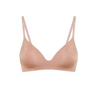 Bralette-BH HUGO UNDERWEAR "SHADOW", Damen, Gr. L, N-Gr, light beige 272, Jersey, Obermaterial: 83% Polyamid, 17% Elasthan, BHs, aus Stretch-Jersey mit Leoparden-Print (89749639-L) light beige 272