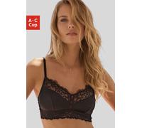 Bralette-BH LASCANA "Alana" Gr. 75, Cup A, schwarz Damen BHs (41726401-75) schwarz
