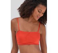 Bralette-BH VIVANCE, Damen, Gr. XS (36), N-Gr, rot (chili), Spitze, Obermaterial: 84% Polyamid, 16% Elasthan, BHs, ohne Bügel, in Bandeau-Schnittform, mit 2 Tragevarianten (21028914-XS) chili