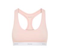Bralette HUGO UNDERWEAR, Damen, Gr. M, N-Gr, rosa, Jersey, Obermaterial: 93% Baumwolle, 7% Elasthan, unifarben, Basic, körpernah, BHs Bralette, Ringerrücken, Unterbrustband mit Logoschriftzug (4110561