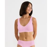 Sloggi Bralette ZERO Feel 2.0 – nahtlos und unsichtbar – floral pink – Größe L