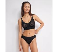 Sloggi Bralette ZERO Feel Bliss, nahtlos, Spitze, herausnehmbare Pads, Schwarz Gr. S
