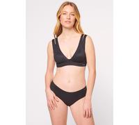 Bralette SLOGGI "ZERO Feel Flow", Damen, Gr. S, N-Gr, schwarz, Single Jersey, Obermaterial: 62% Polyamid, 38% Elasthan, gemustert, unifarben, BHs Bralette, nahtlos, V-Ausschnitt, Microfaser, elastisch