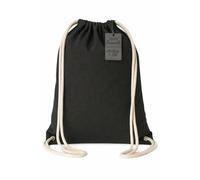 brand promotion Turnbeutel Baumwolle 38x46cm Stoffbeutel - OEKO-TEX® 100 zertifiziert - Sportbeutel mit Kordelzug - Nachhaltiger Baumwollbeutel Gym Bag für Sport, Schule & Freizeit (schwarz)