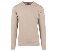 Branded Blanks Men's MTXXX2-Mr.Tee Plain Crewneck Hooded Sweatshirt, darksand, XL