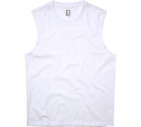 Brandit ärmelloses Shirt, weiß, Größe XXL