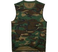 Brandit ärmelloses Shirt, woodland, Größe 4XL