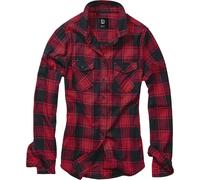 Brandit Amy Flanell Checkshirt Flanellhemd schwarz rot in 5XL