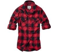 Brandit AMY Damen Flanellhemd - Red/Black M