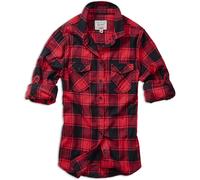 Brandit Amy Flannel Langarmhemd 6XL White / Black