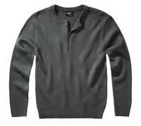 Brandit Armee Strickpullover (Sale) anthrazit, Größe S, Herren, Synthetik