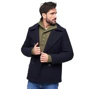 Brandit Herren Jacke Pea Coat Navy-M