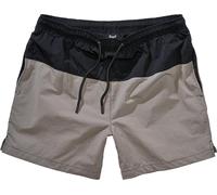 Brandit Basic Badeshorts, schwarz/grau, Größe XL