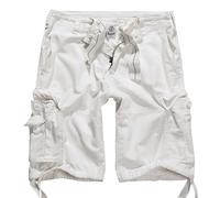 Brandit Basic Vintage Shorts Cargo (Sale) weiß, Größe 6XL, Herren, Baumwolle