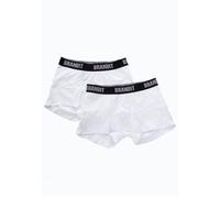 Brandit - Boxer Logo 2er Pack White/White - Boxershorts - Weiß - 3XL - 95% Baumwolle, 5% Elastan Weiß 3XL