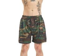 Brandit Boxershorts Cotton woodland, Größe S, Herren, Baumwolle