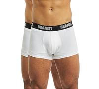 Brandit Boxershorts Logo 2er-Pack Weiß Größe L