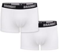 Brandit Männer Boxershorts 2er Logo in weiß 3XL weiß