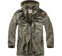 Brandit BW Parka Flag Jacke, oliv, Größe XXL