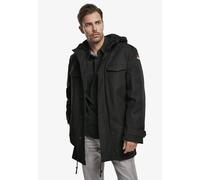 Brandit BW Parka mit Deutscher Flagge M / 48 schwarz