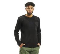 Brandit BW-Pullover Rundhals Schwarz Herren Größe M/48-50