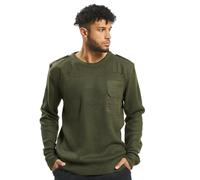 Brandit BW-Pullover Rundhals, Oliv, Größe 4XL/62