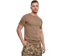 Brandit Unterhemd Bundeswehr T-Shirt Sand Baumwolle Herren Größe 10