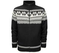 Brandit Cardigan Norweger Strickjacke (Sale) schwarz, Größe 5XL, Herren, Synthetik