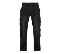 Brandit Cargohose Denim Cargo Pants 1026 – Herren – 75% Baumwolle – Schwarz Gr. 34/34
