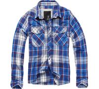 Brandit Hemd Check Shirt Flanell Baumwolle Herren Blau Größe XXL