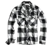 Brandit Checked Shirt in Gr. 7XL in Weiß