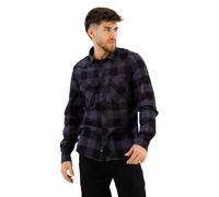 Brandit Hemd Checkshirt Langarm Schwarz/Grau 4XL