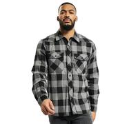 Brandit Checked Shirt Männer in Gr. 7XL in Schwarz