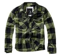 Brandit Check Shirt Black+Olive L