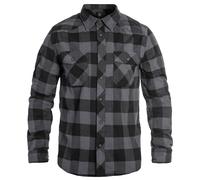 Brandit Hemd Check Langarm Schwarz-Grau Herren 3XL