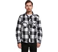 Brandit Hemd Holzfällerhemd Check Shirt Baumwolle Herren Schwarz/Weiß Größe 6XL