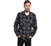 Brandit Check Shirt Herren Baumwoll Hemd L Black-grey