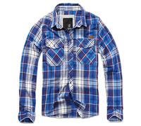 Brandit Check Shirt Herren Baumwoll Hemd S Blau