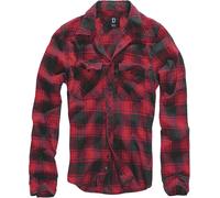 Brandit Checkshirt Flanellhemd rot schwarz in 7XL