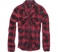 Brandit Checkshirt Flanellhemd rot schwarz in XXL