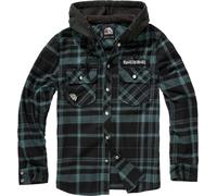 Brandit Checkshirt Iron Maiden Checkshirt Sweathood Eddy 61048 Black-Green-4XL