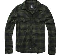 Brandit Checkshirt Männer Flanellhemd grün XXL 100% Baumwolle Casual Wear, Rockwear