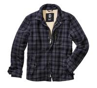 Brandit - Classic Sherpa Jacket Jacke - Anthracite/Black Checkered XXL