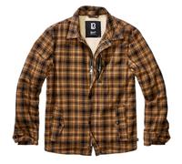 Brandit - Classic Sherpa Jacket Jacke - Camel/Black Checkered XL
