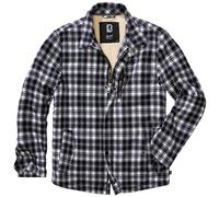 Brandit Classic - Sherpa Jacket Jacke - White/Black Checkered 3XL