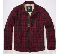 Brandit Classic Sherpa Jacket Übergangsjacke rot schwarz in M